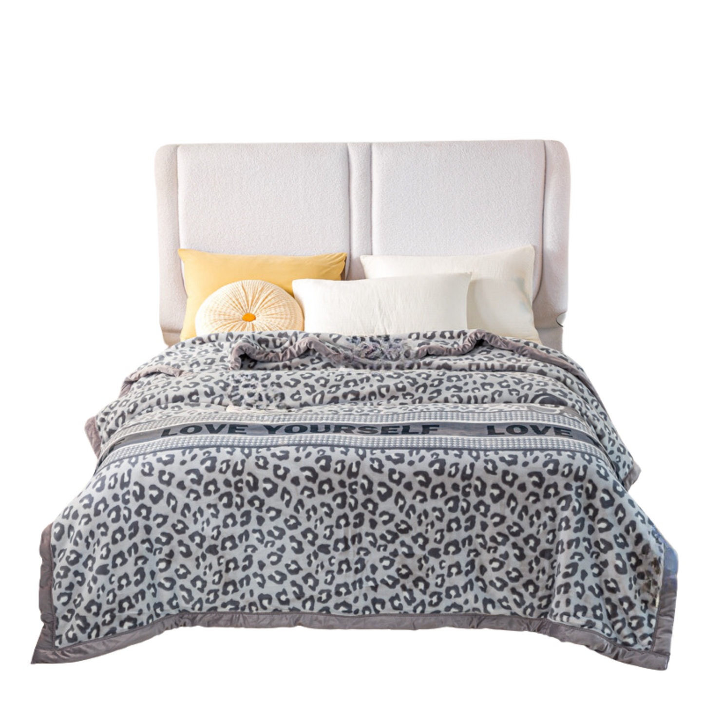 Schaldecke mit Knöpfen (152 x 102 cm) – Seidenweiches, doppelseitiges Fleece | YUGOLD