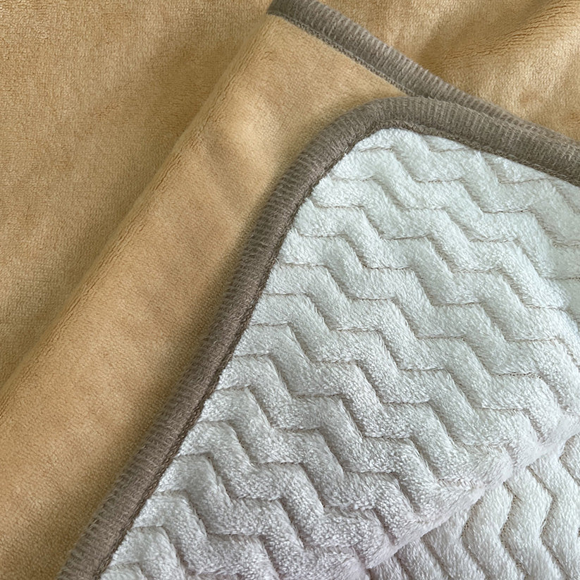 Schaldecke mit Knöpfen (152 x 102 cm) – Seidenweiches, doppelseitiges Fleece | YUGOLD